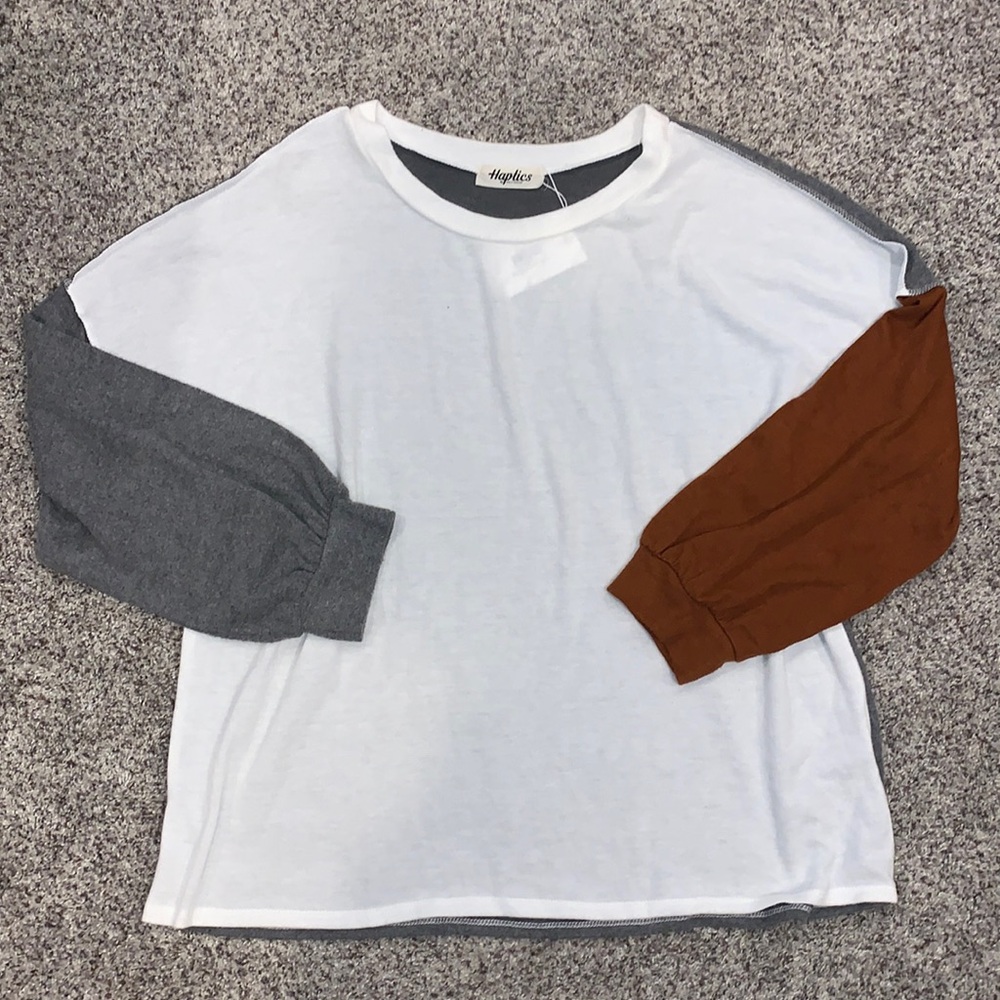 Color block long sleeve